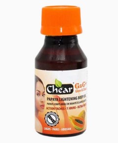 Chear Glow And Clear Plus Papaya Body Oil