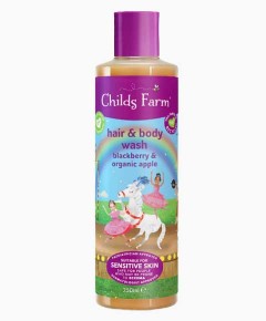 Childs Farm Hair And Body Wash With Blackberry And Organic Apple