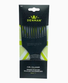 D17 Black Curl Tamer Detangling Comb