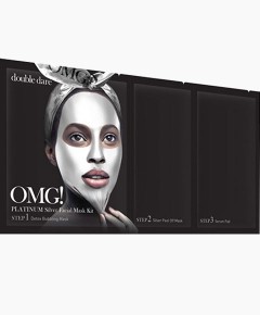 OMG Platinum Silver Facial 3 Steps Mask Kit
