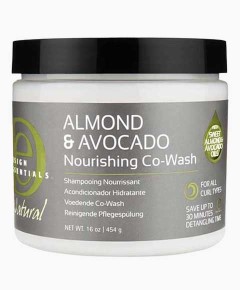 Design Essentials Natural Almond And Avocado Nourishing Co Wash