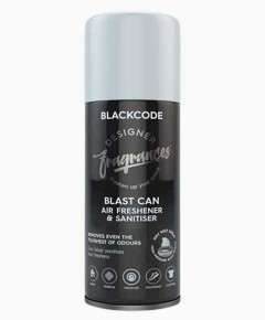 Blast Can Air Freshener And Sanitiser Blackcode