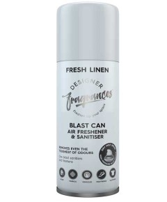 Blast Can Air Freshener And Sanitiser Fresh Linen
