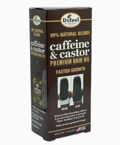 Difeel 99 Percent Natural Blend Caffeine And Castor Premium Hair Oil