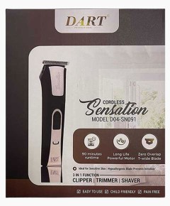 Sensation Cordless 3 In 1 Clipper Trimmer Shaver D04 SN091