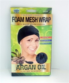 Argan Oil Treated Foam Mesh Wrap DRE5120