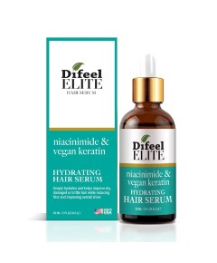 Niacinamide And Vegan Keratin Hydrating Hair Serum