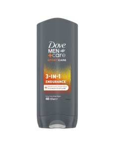 Men Care Sport Care 3 In 1 Endurance Body Face And Hair Wash