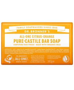 All One Citrus Orange Pure Castile Bar Soap