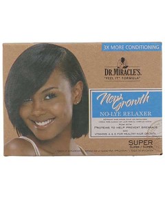 New Growth No Lye Relaxer Kit Super