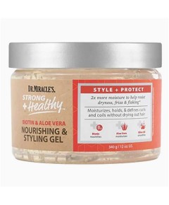 Strong Plus Healthy Biotin And Aloe Vera Nourishing And Styling Gel