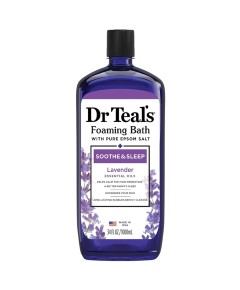 Dr Teals Soothe And Sleep Lavender Essential Oil With Pure Epsom Salt Foaming Bath