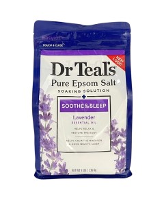 Dr Teals Soothe And Sleep With Lavender Pure Epsom Salt Soaking Solution