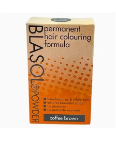 Blasol Powder Permanent Hair Coloring Coffee Brown
