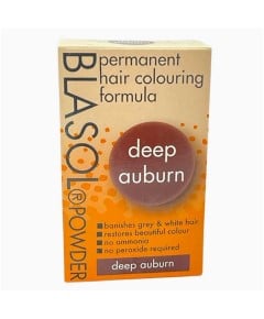 Blasol Powder Permanent Hair Coloring Deep Auburn
