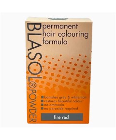 Blasol Powder Permanent Hair Coloring Fire Red