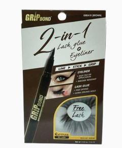 EBIN New York 2 In 1 Lash Glue And Eyeliner