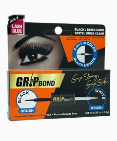 Grip Bond 2 In 1 Black And White Lash Glue