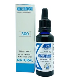 CBD Natural 300Mg Hemp Extract In MCT Coconut Oil
