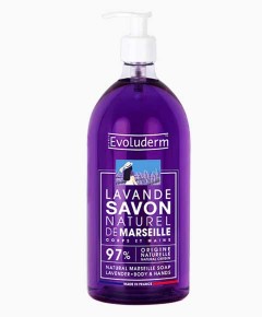 Evoluderm Lavender Natural Liquid Marseille Soap