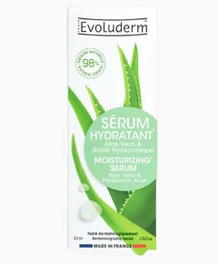 Evoluderm Moisturizing Serum With Aloe Vera And Hyaluronic Acid