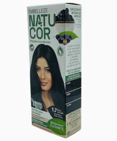 Natucor Vegan Ammonia Free Permanent Color 1.7 Bluish Black