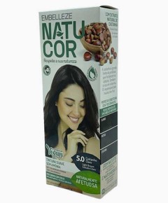 Natucor Vegan Ammonia Free Permanent Color 5.0 Light Brown