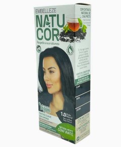 Natucor Vegan Ammonia Free Permanent Color 1.0 Natural Black