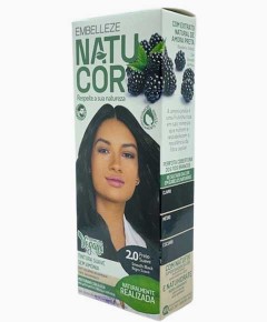 Natucor Vegan Ammonia Free Permanent Color 2.0 Smooth Black