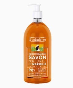 Evoluderm Orange Blossom Natural Liquid Marseille Soap