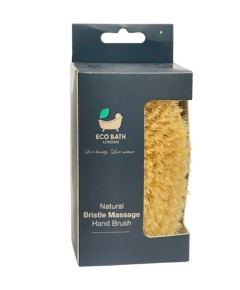 Natural Bristle Massage Hand Brush