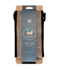 Sisal Hemp Back Strap Black