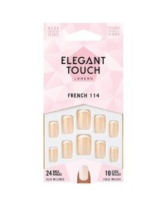 Elegant Touch French 114 Nail With Glue