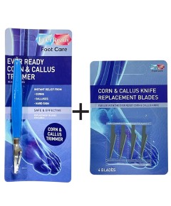 Ever Ready Corn And Callus Trimmer Plus Refills Combo Pack