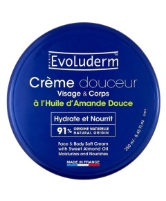 Evoluderm Sweet Almond Face And Body Soft Cream