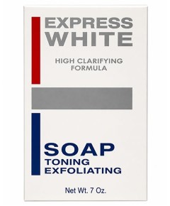 Express White Toning Exfoliating Soap