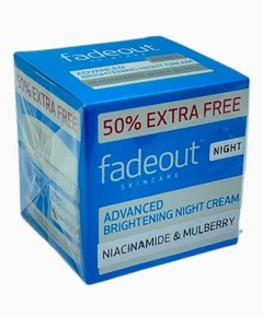 Fade Out Skincare Advanced Brightening Night Cream