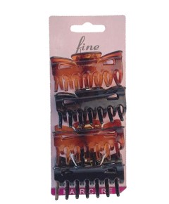 Fine Linesuk Claw Clip 6161 Assorted
