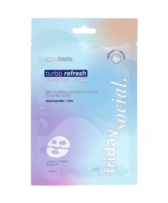 Friday Social Turbo Refresh Biocellulose Masque