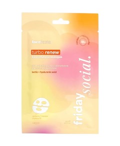 Friday Social Turbo Renew Biocellulose Masque