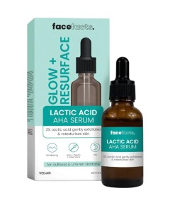 Glow Plus Resurface Lactic Acid AHA Serum