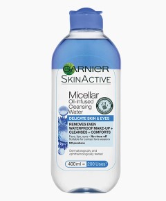 Skin Active Micellar Oil Infused Cleansing Water For Delicate Skin And Eyes