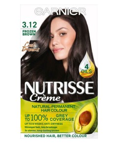 Nutrisse Creme Permanent Nourishing Hair Color 3.12 Frozen Brown