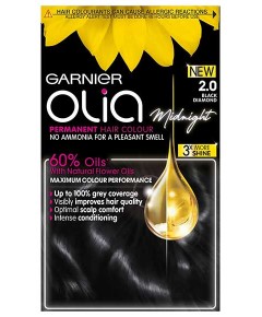 Olia Midnight Permanent Hair Color 2.0 Black Diamond