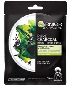 Skin Active Pure Charcoal Black Tissue Mask