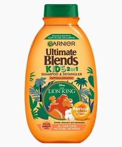 Ultimate Blends Kids 2 In 1 Apricot Shampoo And Detangler