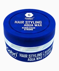 Bubble Gum Strong Hair Styling Aqua Wax