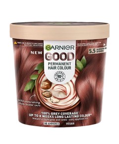 Garnier Good Permanent Hair Colour 5.5 Auburn Hibiscus Brown