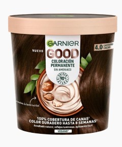 Garnier Good Permanent Hair Colour 4.0 Cacao Brown