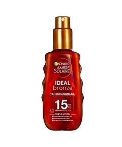Ambre Solaire Ideal Bronze Tan Enhancing Protection Oil 15 SPF